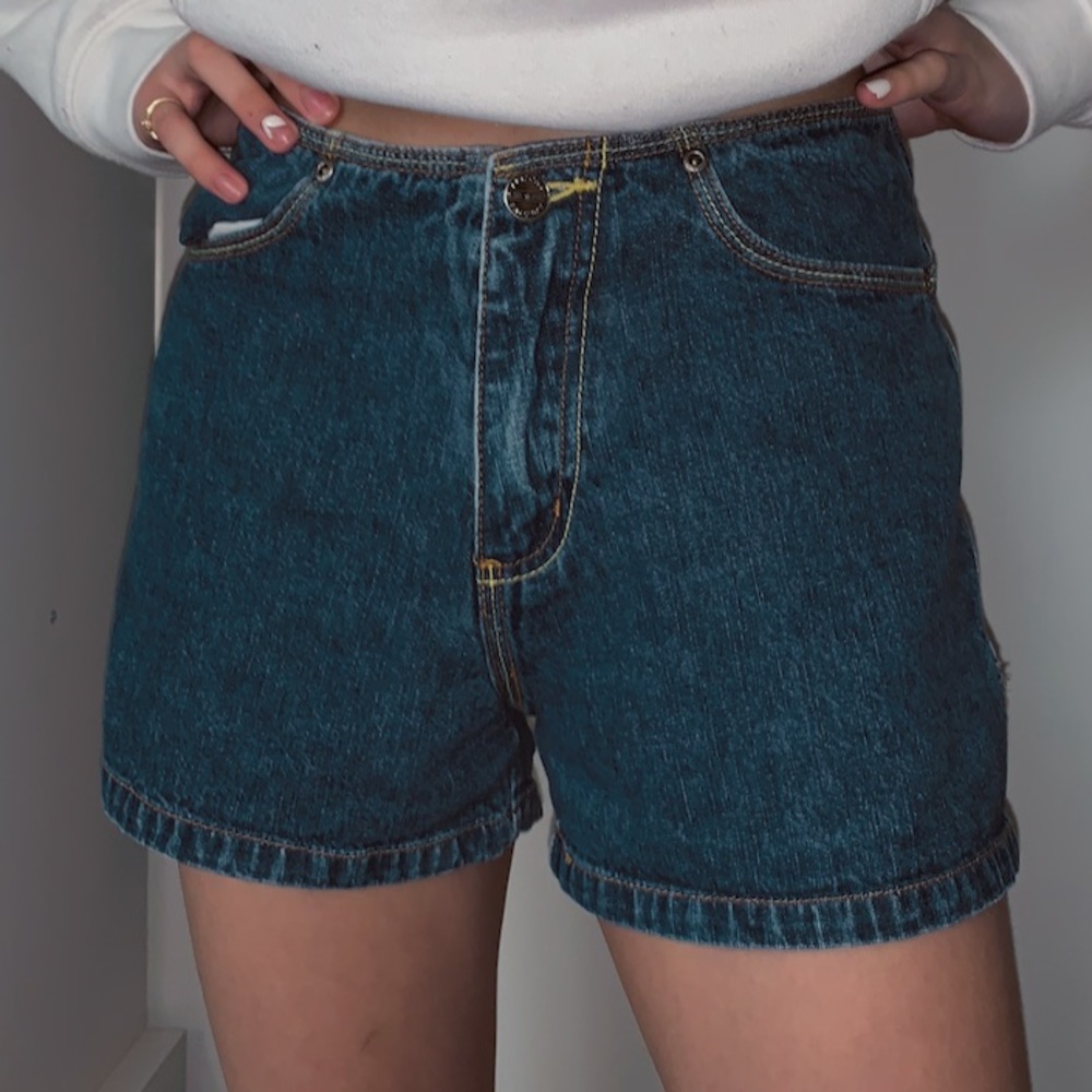 Thrifted Denim Shorts w/ Vintage Look